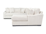 CASPER038:Casper Tux Loveseat Chaise Sec, Side