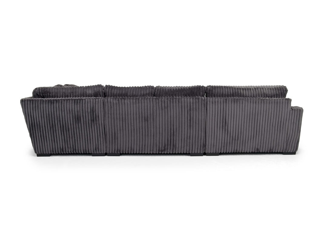 CASPER020:Casper Tux Loveseat Chaise Sec, Back