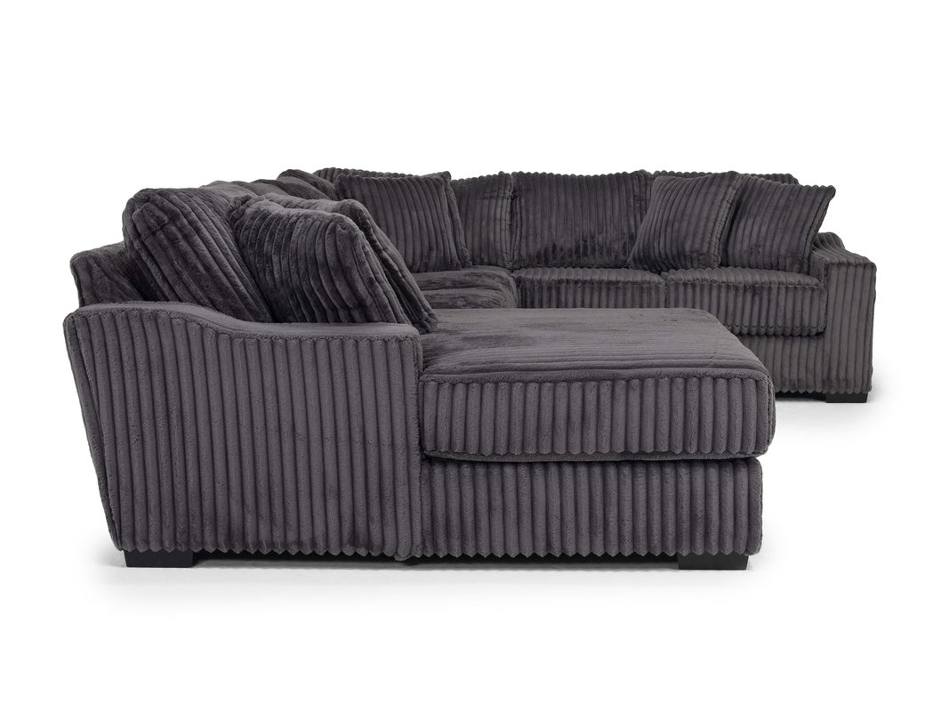 CASPER020:Casper Tux Loveseat Chaise Sec, Side