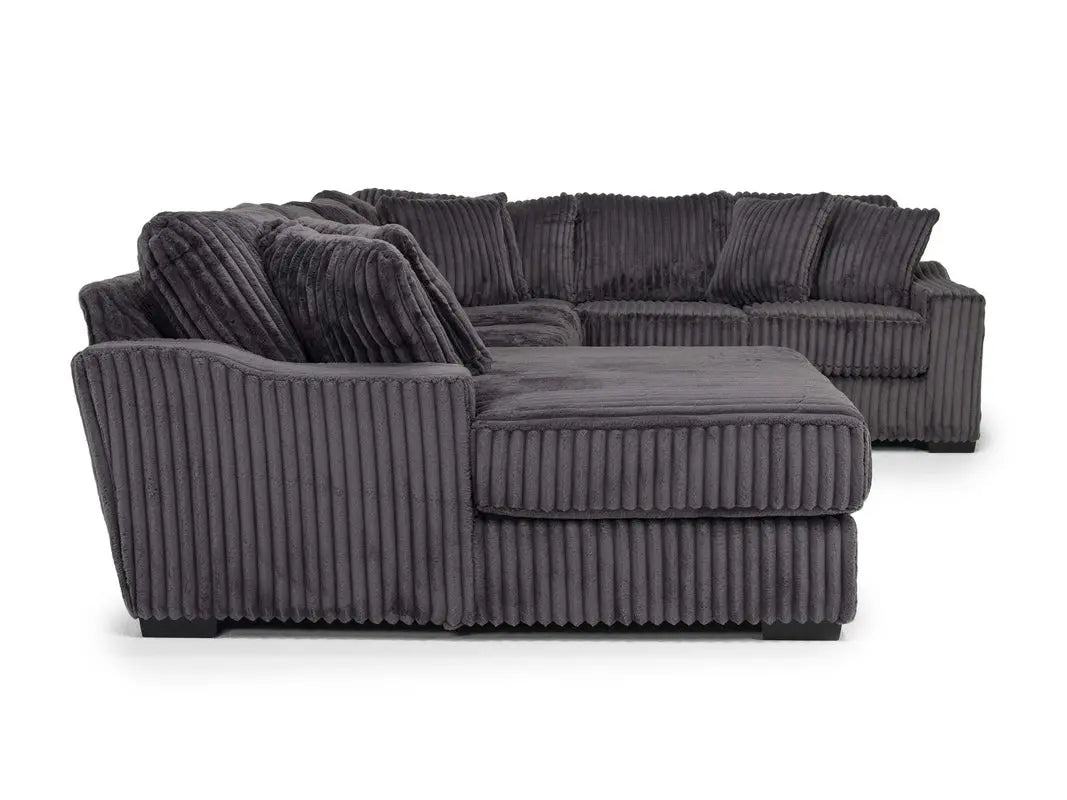 CASPER020:Casper Tux Loveseat Chaise Sec, Side