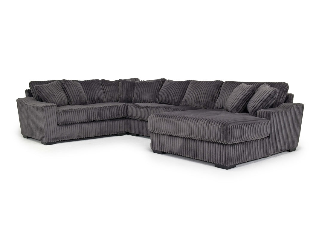 CASPER021:Casper Tux Loveseat Chaise Sec, Angle