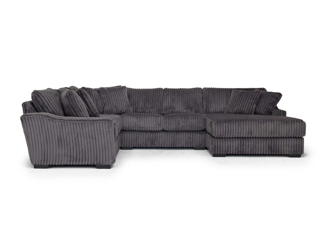 CASPER021:Casper Tux Loveseat Chaise Sec, Front