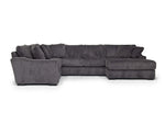 CASPER021:Casper Tux Loveseat Chaise Sec, Front