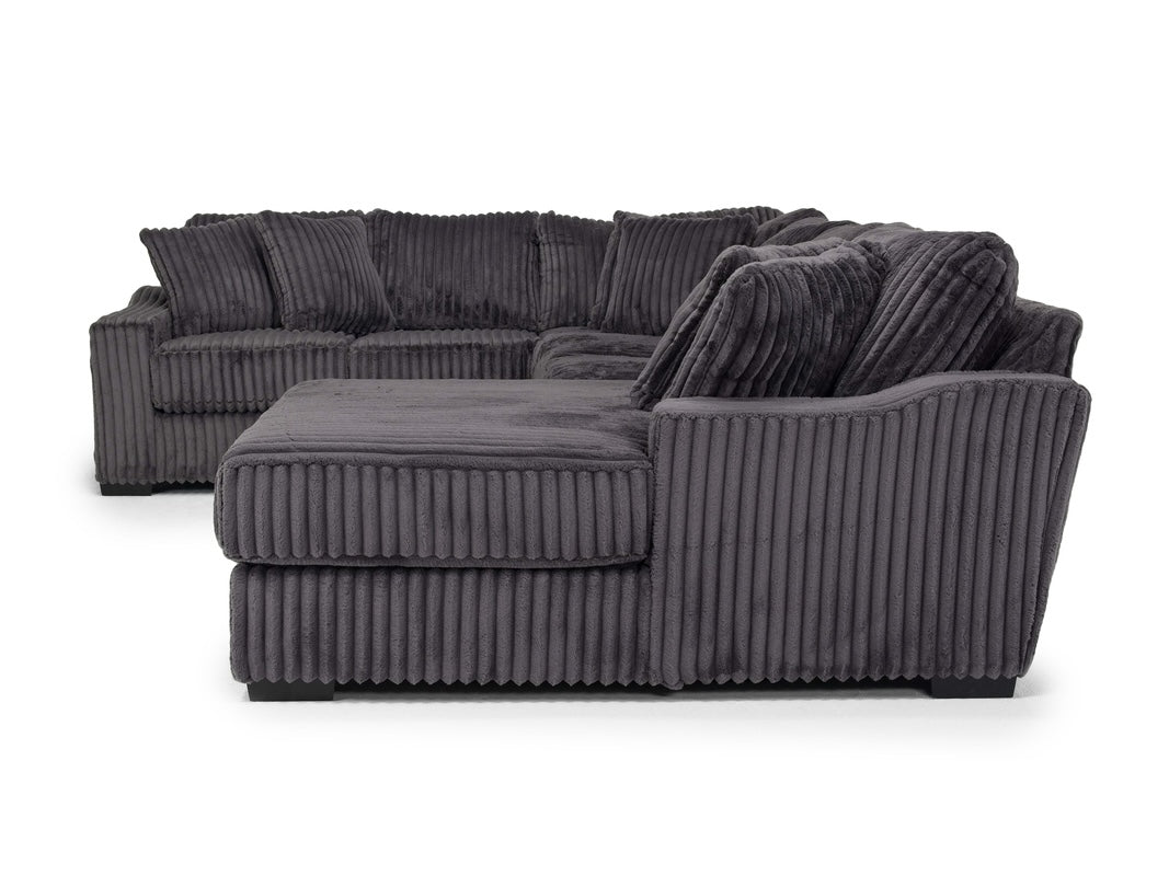 CASPER021:Casper Tux Loveseat Chaise Sec, Side