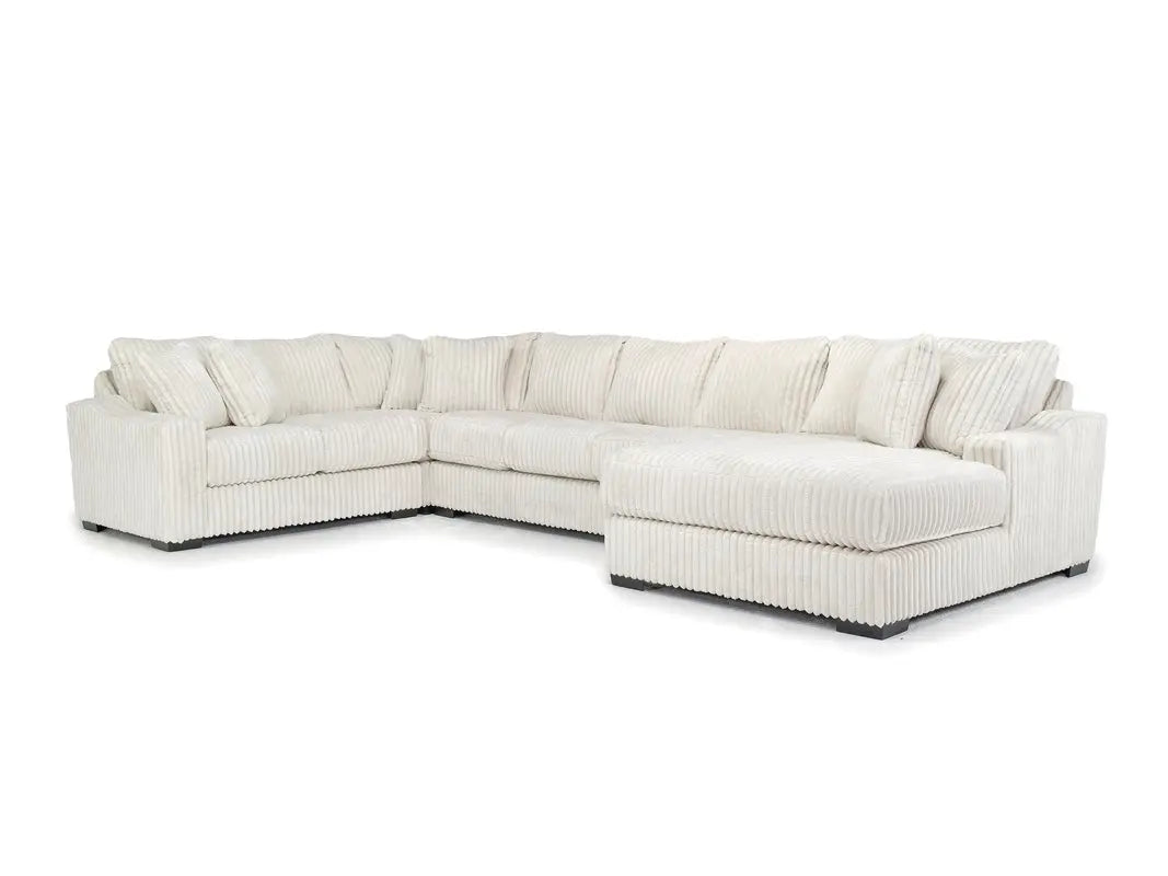 CASPER040:Casper Tux Sofa Chaise Section, Angle