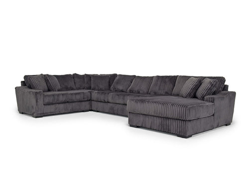 CASPER023:Casper Tux Sofa Chaise Section, Angle
