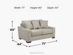 178426477:Casper Crypton Performance Loveseat, 