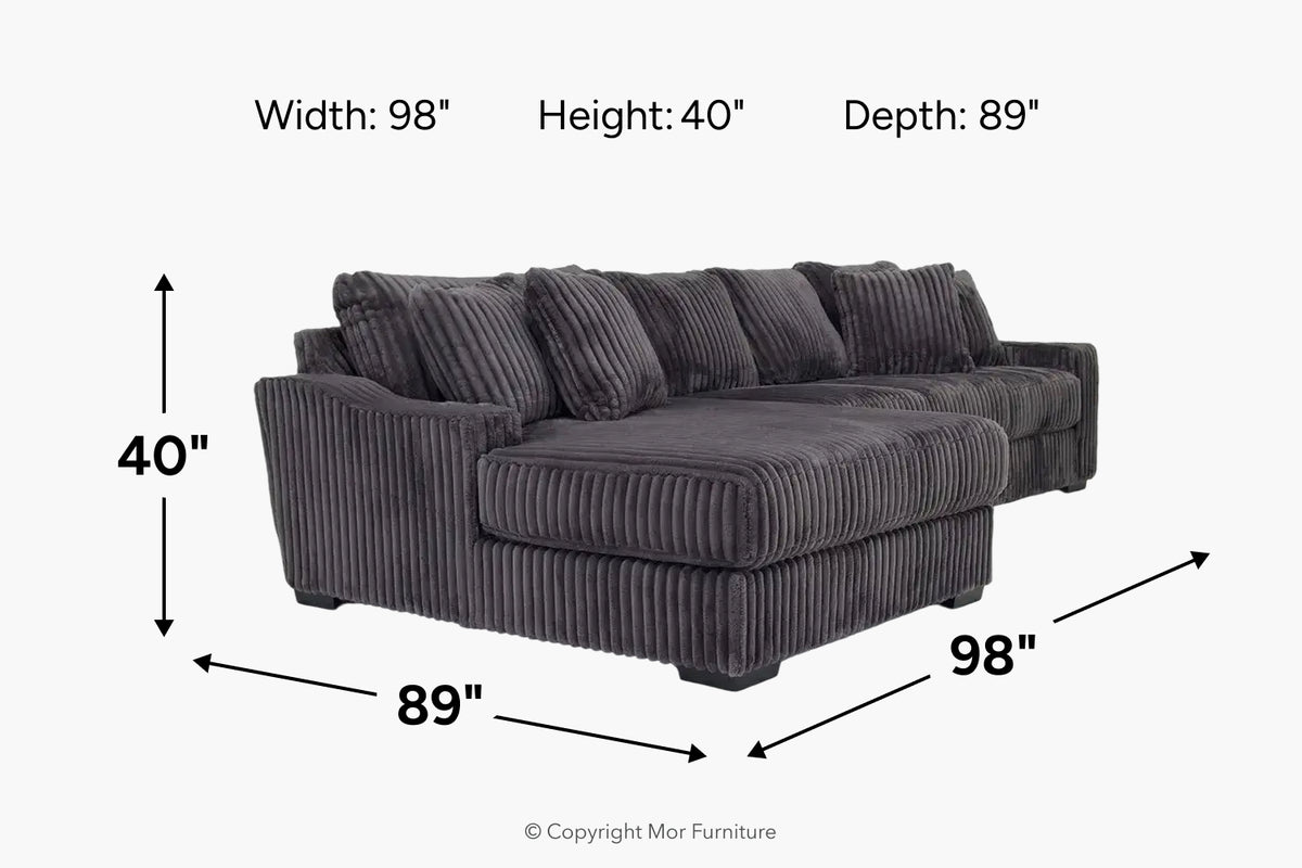 CASPER002:Casper Sofa Chaise Sectional, 