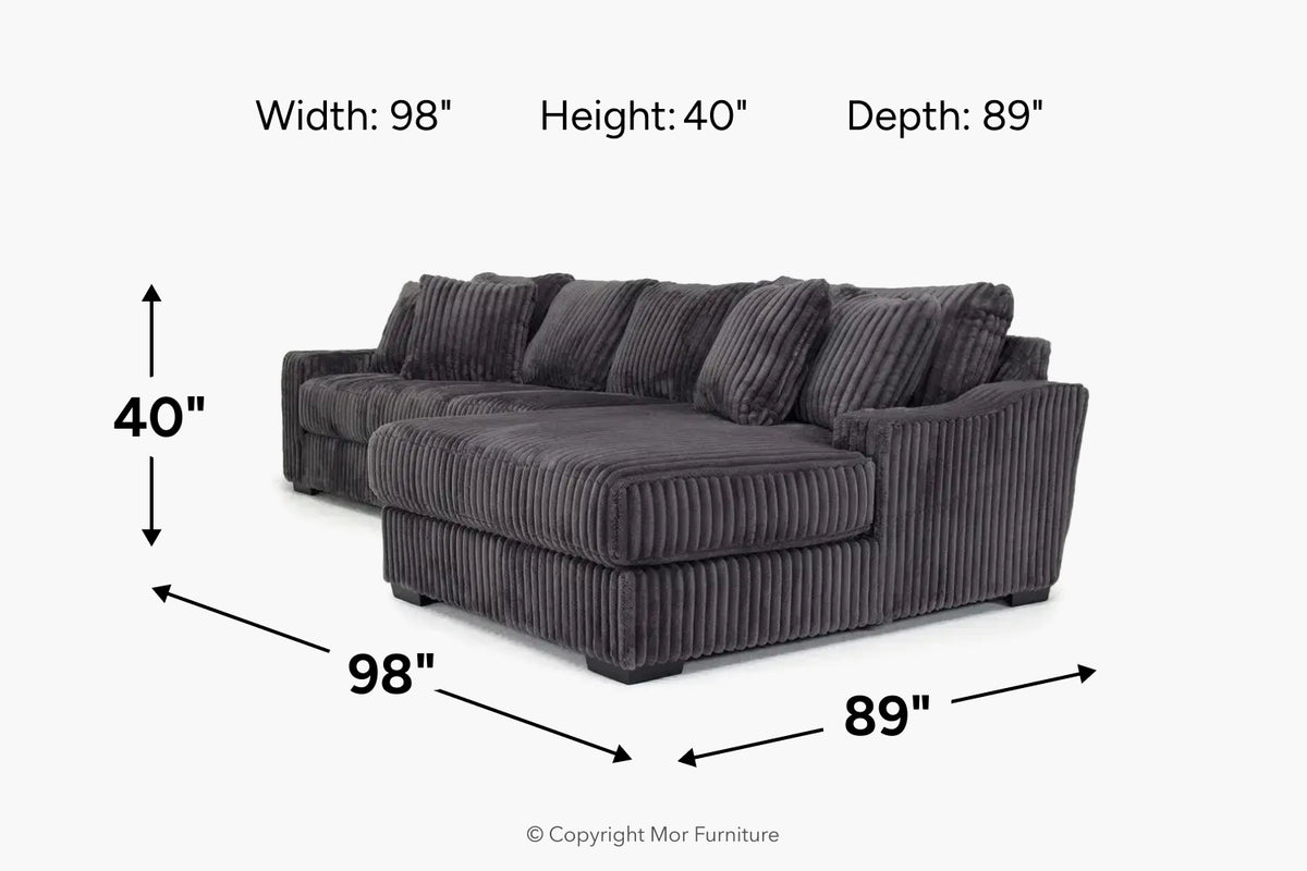 CASPER003:Casper Sofa Chaise Sectional, 