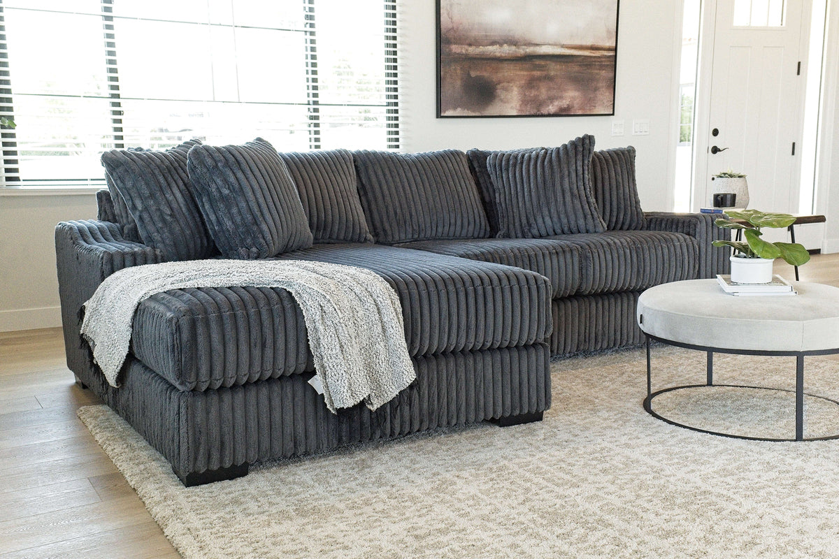 CASPER000:Casper Sofa Chaise, Styled