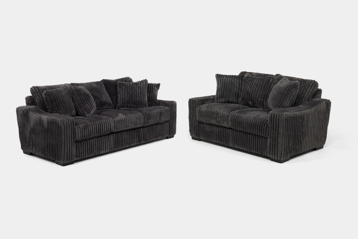 CASPER045:Casper Sofa & Loveseat, 