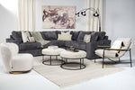 CASPER005:Casper 3 Piece Sectional, Styled