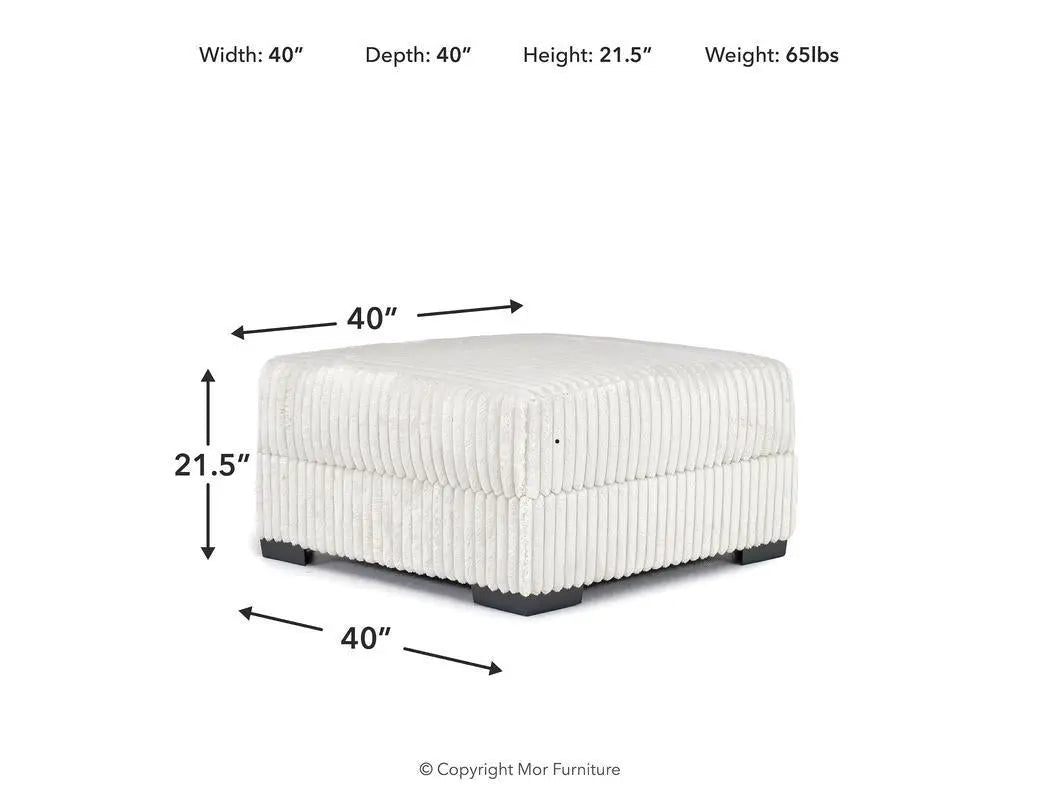 584858822:Casper Storage Ottoman, Angle