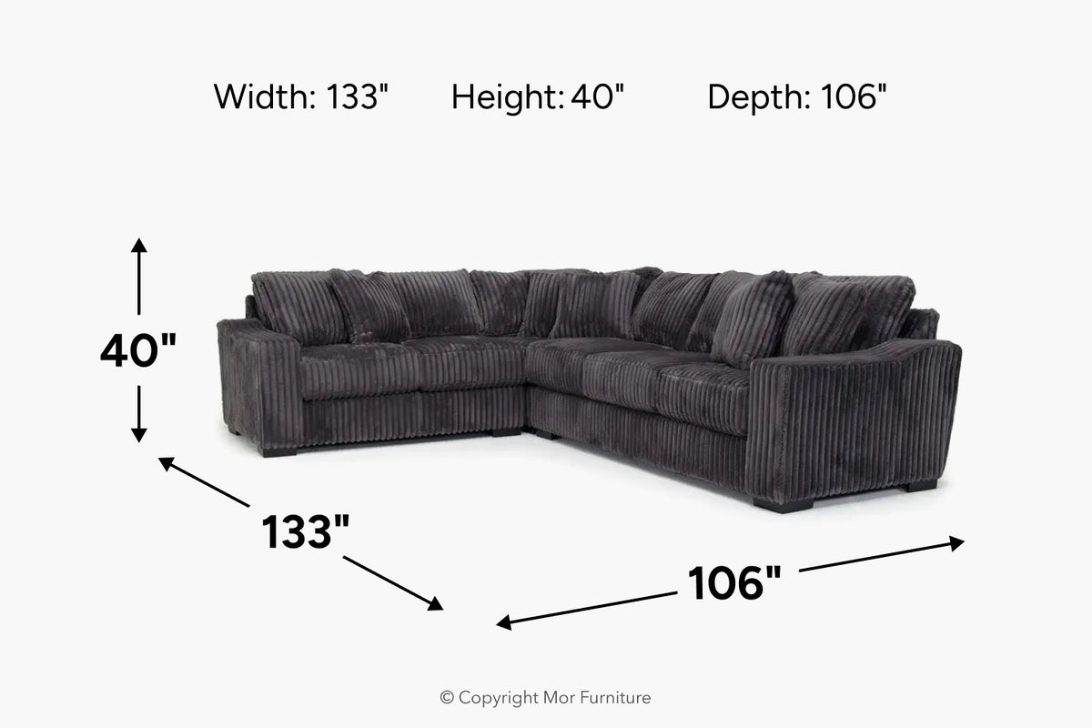 CASPER006:Casper Tux Sofa Sectional, 