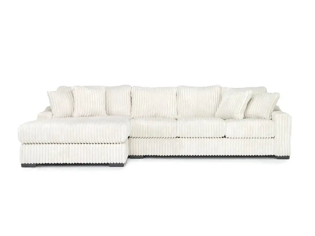 CASPER032:Casper Sofa Chaise Sectional, Front