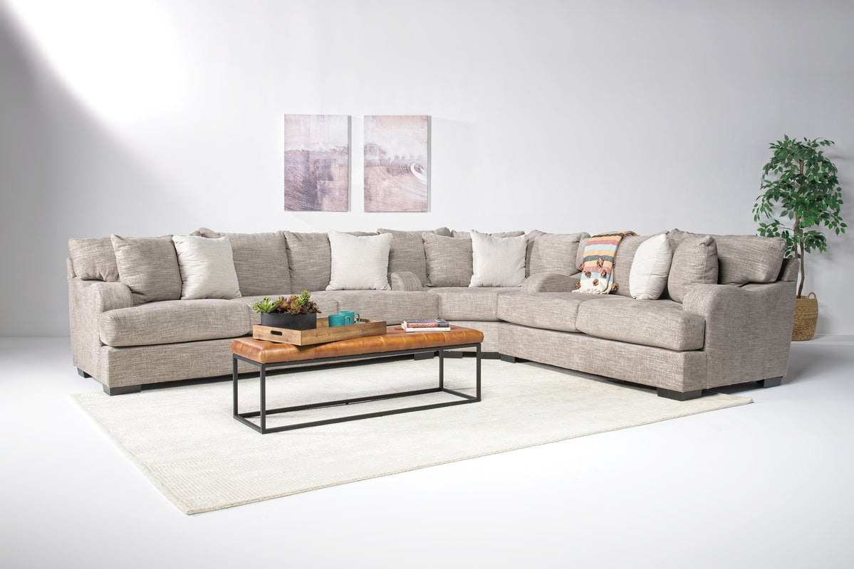 816244376:Catamaran 3 Piece Sectional, Styled