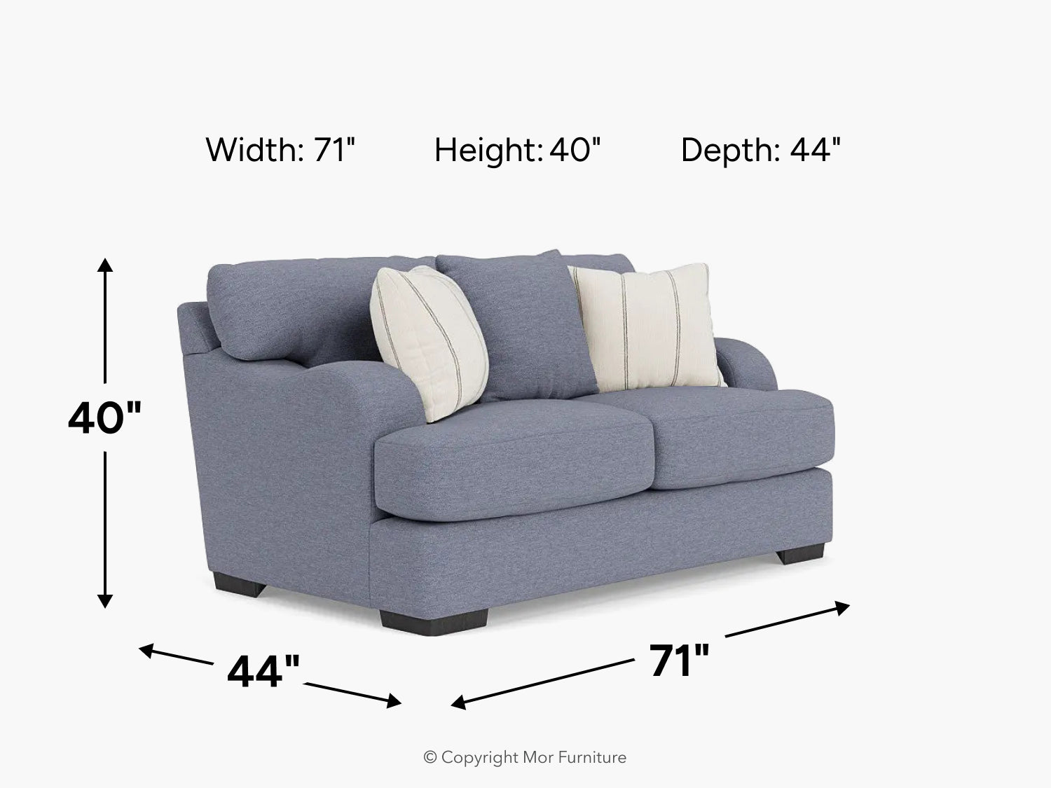 300308949:Catamaran Crypton Performance Loveseat, 