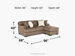 657215642:Catamaran Reversible Sofa Chai, 