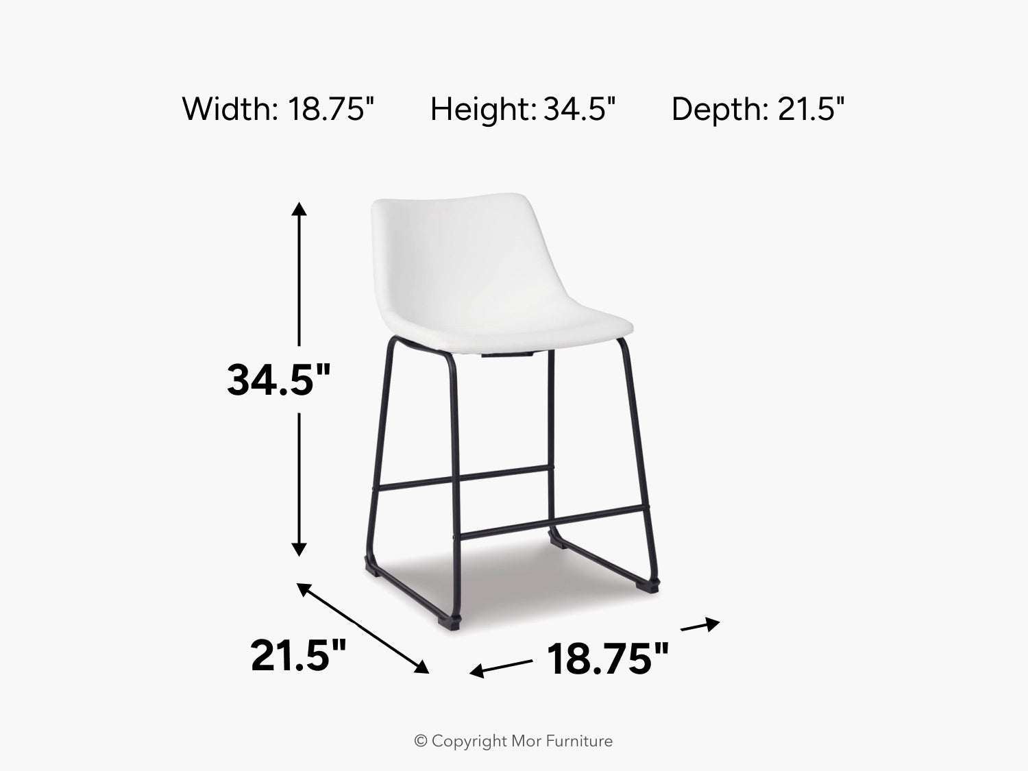 560139769:Centiar Counter Height Stool, 