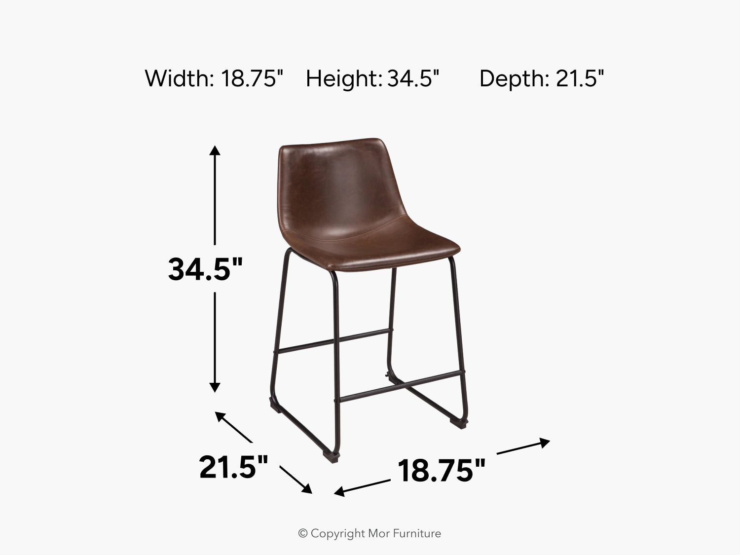 747097215:Centiar Counter Height Stool, 