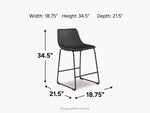 980912862:Centiar Counter Height Stool, 