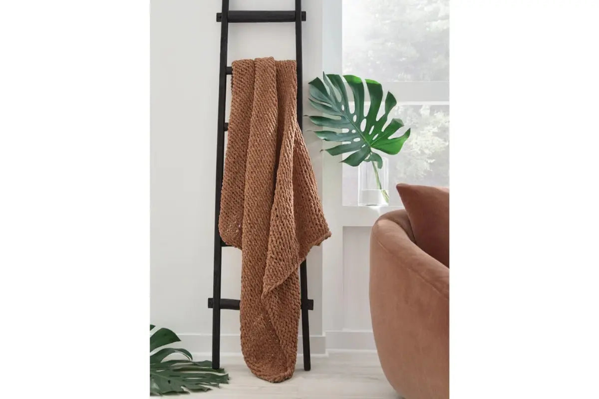 700837432:Chaddon Throw Blanket, Styled