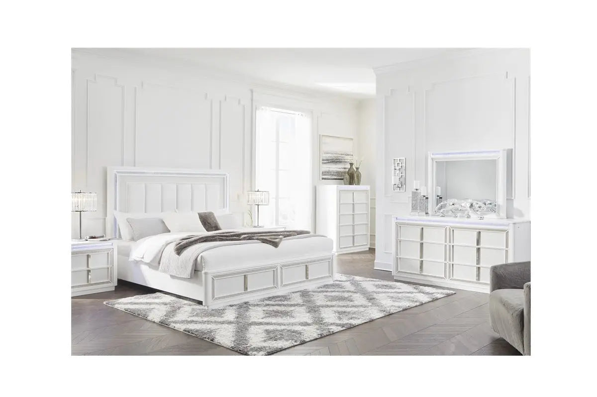 CHALANNA5:Chalanna Storage Bed & Dresser, Styled