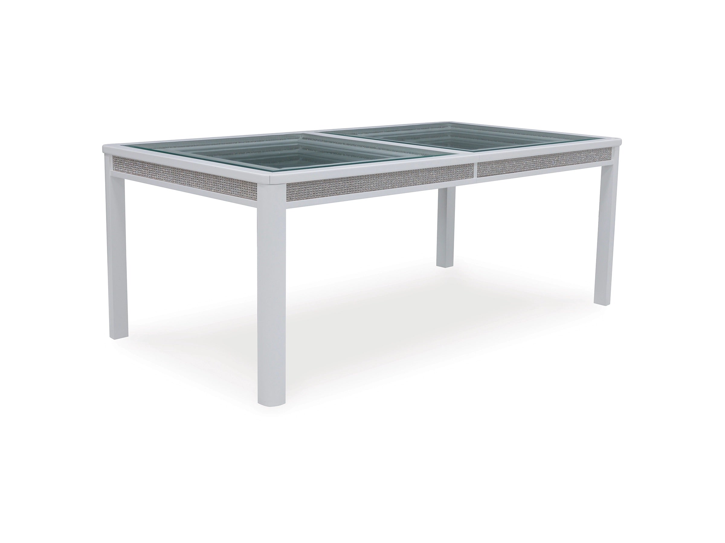 CHALANNAB:Chalanna Dining Table & 6 Chai, Angle