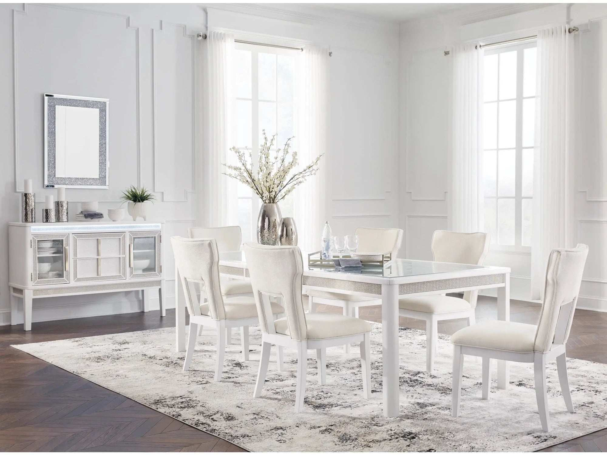 CHALANNAB:Chalanna Dining Table & 6 Chai, 
