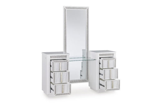CHALANNA6:Chalanna Vanity & Mirror, Open