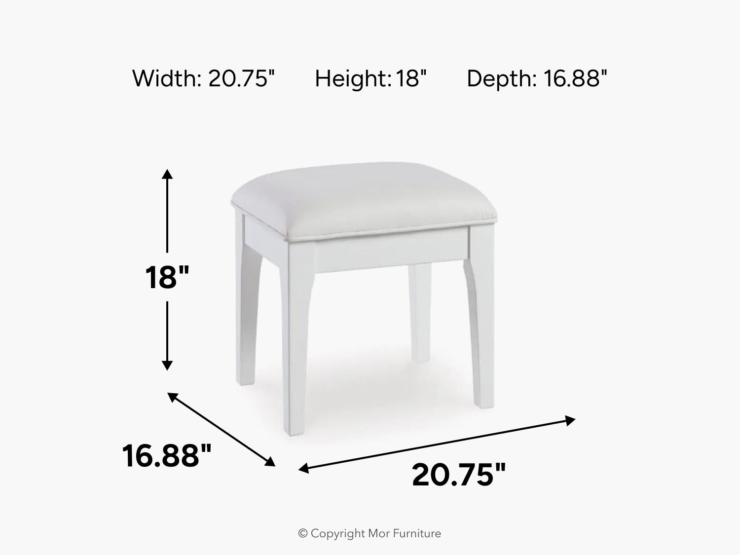 110543124:Chalanna Vanity Stool, 