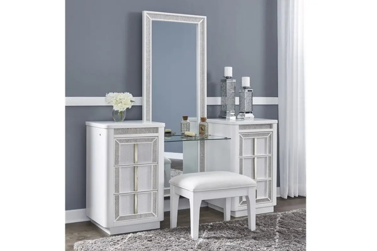 110543124:Chalanna Vanity Stool, Styled