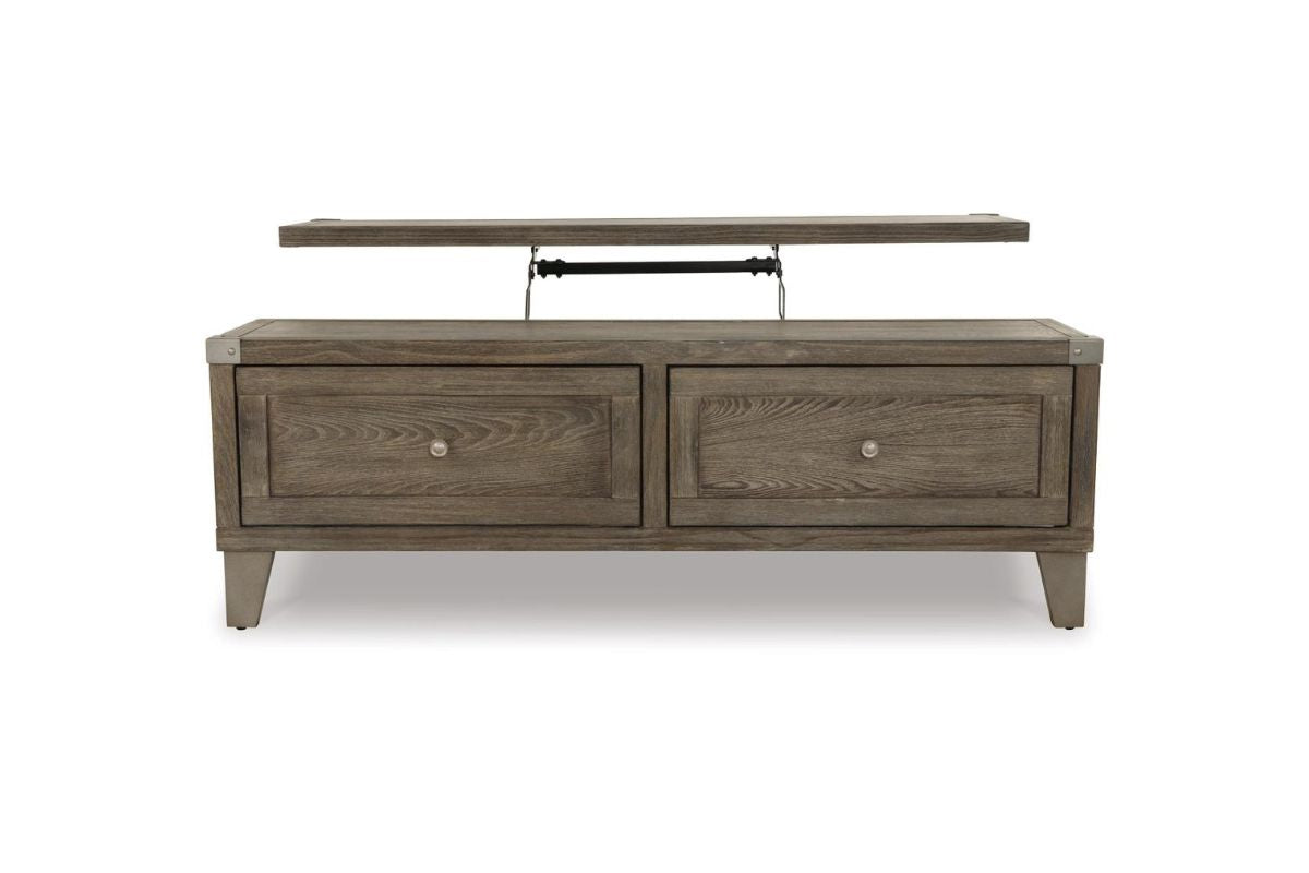 366476109:Chazney Lift Top Cocktail Tabl, FrontOpen