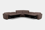CHELSEY25:Chelsey 5 Piece Power Sectional With Power Armless Recliner, Angled