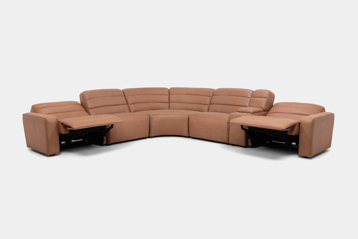 CHELSEY00:Chelsey 6 Piece Power Sectional,  ReclinedAngled