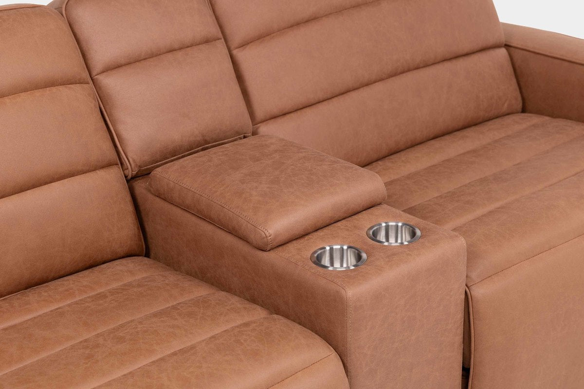 CHELSEY01:Chelsey 6 Piece Power Sectional With Power Armless Recliner, 