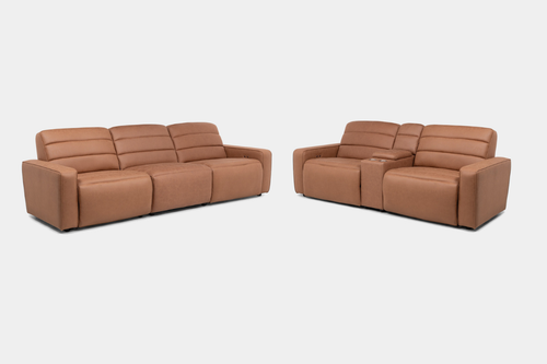 CHELSEY19:Chelsey Power Sofa & Console Loveseat, 