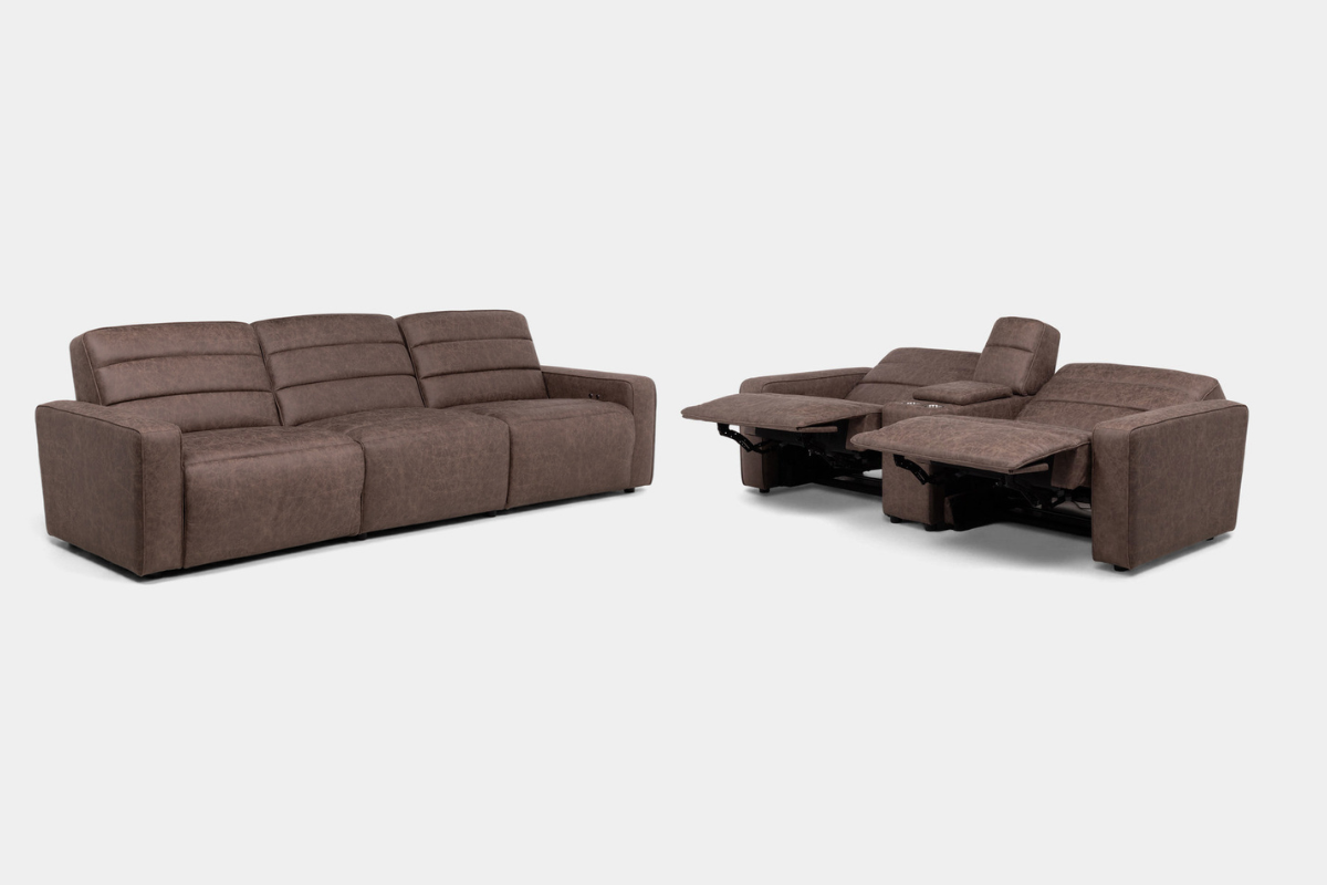 CHELSEY24:Chelsey Power Sofa & Console Loveseat, 
