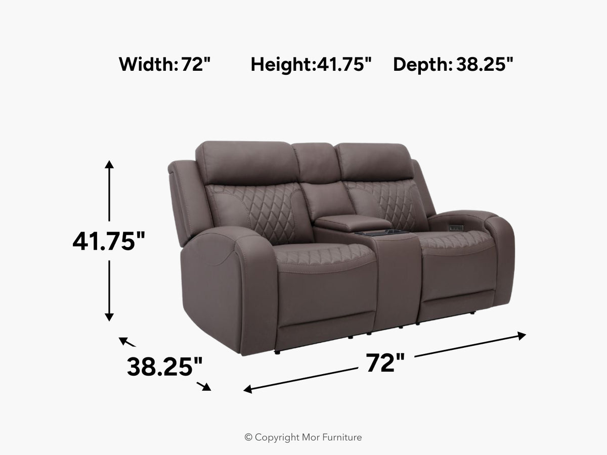 062560700:Chillax 2 Power Loveseat, 