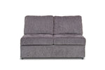 071076351:Claire Armless Full Sleeper Loveseat in Gray, Image 2
