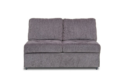 071076351:Claire Armless Full Sleeper Loveseat in Gray, Image 2