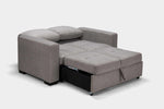 CLAIRE107:Claire Queen Pullout Sofa & Fu, AngledBack