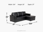 CLAIRE000:Claire Full Pullout Sofa Chaise, 