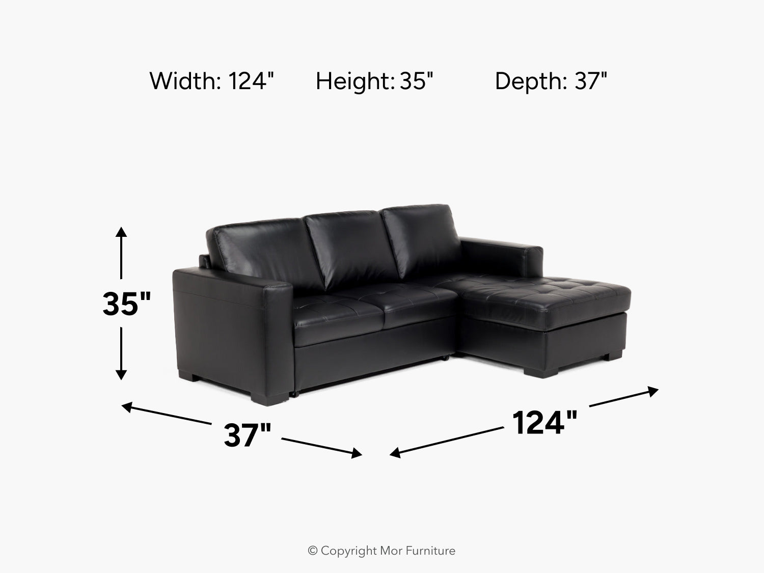 CLAIRE000:Claire Full Pullout Sofa Chaise, 