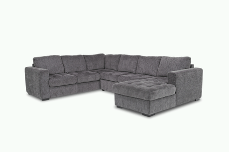 Claire Full Pullout Tux Chaise Sectional