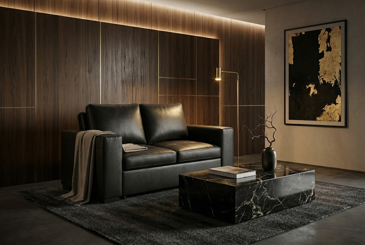 121400015:Claire Full Sleeper Loveseat, Styled