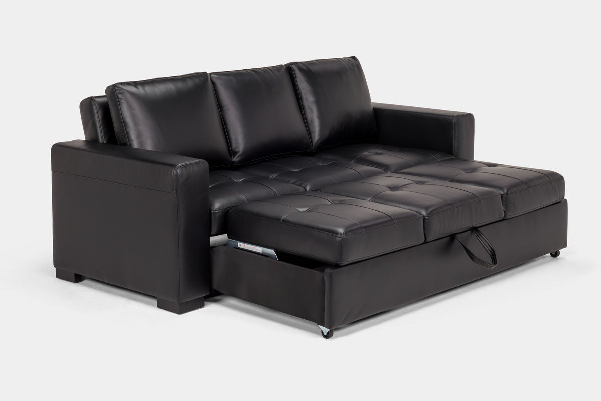CLAIRE007:Claire Queen Pullout Sofa & Fu, Angle