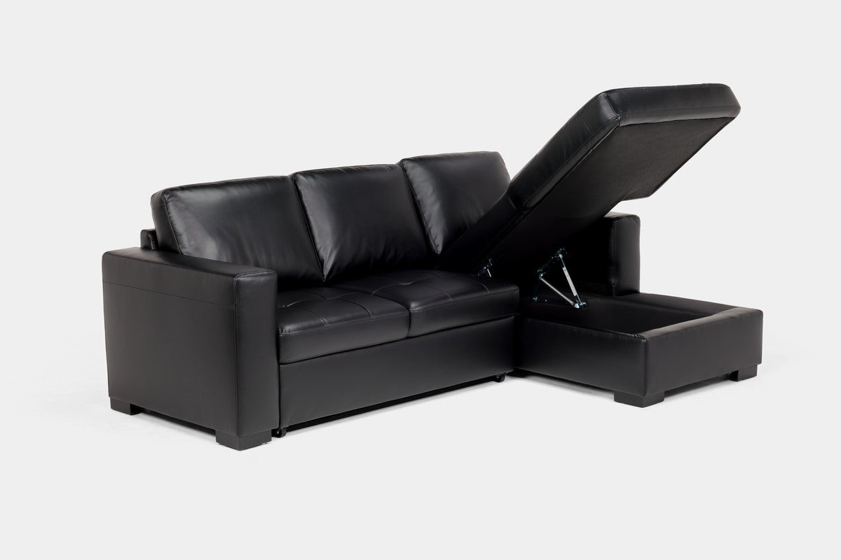 CLAIRE000:Claire Full Pullout Sofa Chais, Open