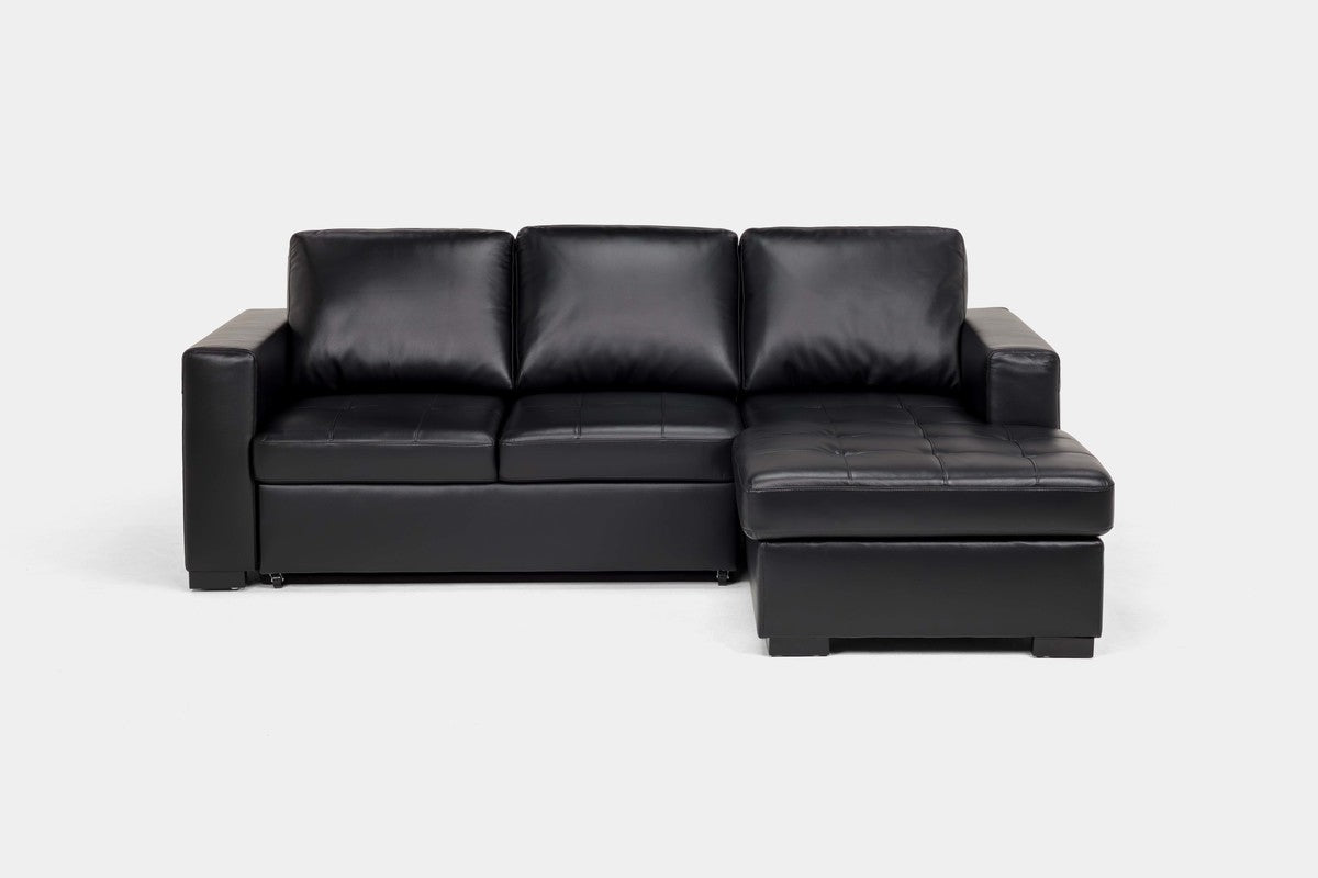 CLAIRE000:Claire Full Pullout Sofa Chais, Front