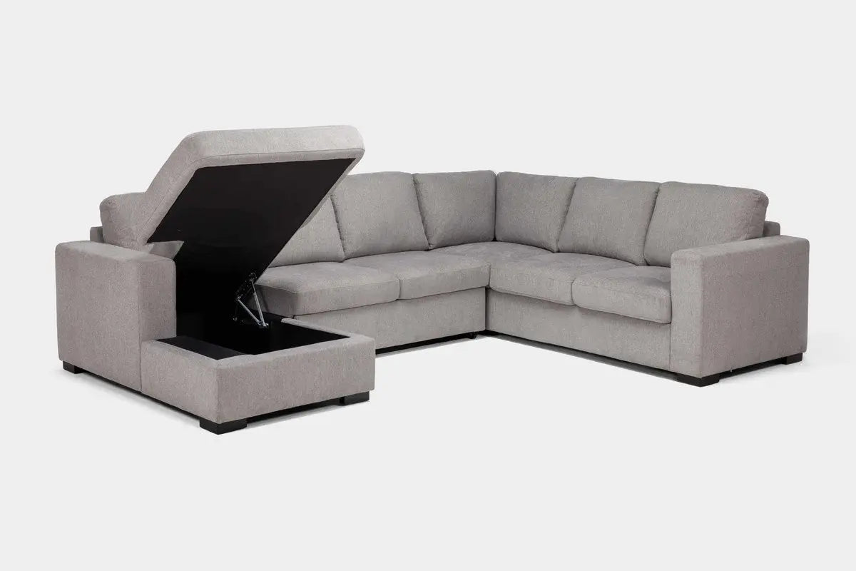 CLAIRE104:Claire Full Pullout Tux Chaise, AngledOpen